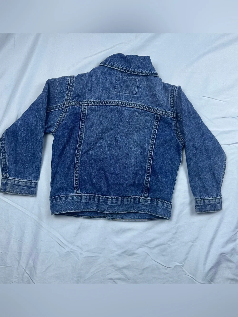 The Children's Place Navy Blue Denim Jacket Girls 3T